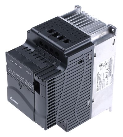 Delta VFD-E 系列 IP20 2.2 kW 变频器驱动, 0 → 600 Hz, 7.1 A, 460 V, 使用于2.2 kW 交流电动机
Delta VFD-E 系列 IP20 2.2 kW 变频器驱动, 0 → 600 Hz, 7.1 A, 460 V, 使用于2.2 kW 交流电动机