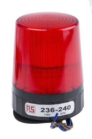 RS Pro V10998 系列 红色灯罩 氙 闪光 信号灯塔 XLT5110 R, 110 V 交流, 表面安装
RS Pro V10998 系列 红色灯罩 氙 闪光 信号灯塔 XLT5110 R, 110 V 交流, 表面安装