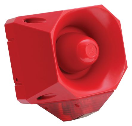 Fulleon Asserta Maxi 系列 红色灯罩 闪光 LED 发声器 - 信号灯塔组合, 电子发声, 表面安装, 230 V 交流
Fulleon Asserta Maxi 系列 红色灯罩 闪光 LED 发声器 - 信号灯塔组合, 电子发声, 表面安装, 230 V 交流