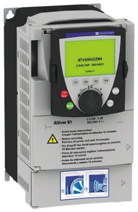 Schneider Electric ALTIVAR 61 系列 IP20, IP21, IP41, IP54 11 kW 变频器驱动, 0.1 → 1000Hz, 36.6 A, 380 → 480 V
Schneider Electric ALTIVAR 61 系列 IP20, IP21, IP41, IP54 11 kW 变频器驱动, 0.1 → 1000Hz, 36.6 A, 380 → 480 V