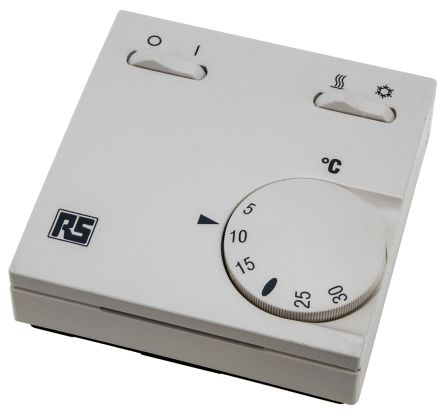 RS Pro RTRE6732, 10 A, 2 A, 4 A, 5 A 可转换 机械式暖通空调恒温器
		