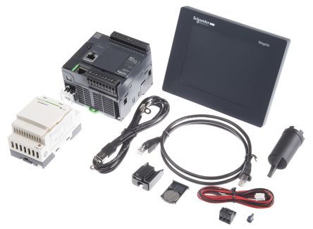 Schneider Electric Modicon M221C系列 PLC CPU 启动器套件, 10000 步编程容量, 16 I/O 端口, 面板安装
Schneider Electric Modicon M221C系列 PLC CPU 启动器套件, 10000 步编程容量, 16 I/O 端口, 面板安装