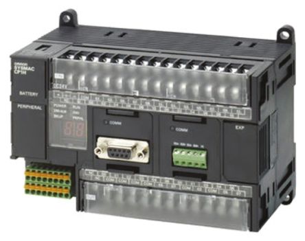 Omron CP1H系列 PLC CPU, 以太网, 20000 步编程容量, 40 I/O 端口, DIN导轨安装, 24 V 直流类别
		