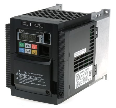 Omron MX2 系列 IP20 0.7 kW 变频器驱动, 0.1 → 1000Hz, 6 A, 200 → 240 V
Omron MX2 系列 IP20 0.7 kW 变频器驱动, 0.1 → 1000Hz, 6 A, 200 → 240 V