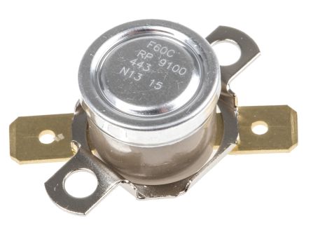 Honeywell 常开 10 A 恒温器 焊片, 0 至 +186 °C
Honeywell 常开 10 A 恒温器 焊片, 0 至 +186 °C