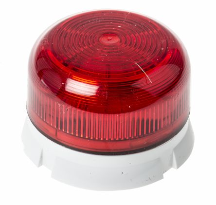 Klaxon Flashguard Xenon 系列 红色灯罩 氙 闪光 信号灯塔 QBS-0039, 12 V 直流,24 V 直流, 表面安装
Klaxon Flashguard Xenon 系列 红色灯罩 氙 闪光 信号灯塔 QBS-0039, 12 V 直流,24 V 直流, 表面安装