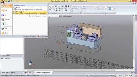 DesignSpark Mechanical Drawing 模块 3D 打印软件
		