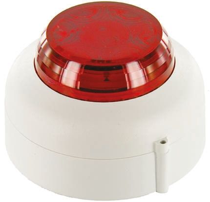 Cranford Controls VXB 系列 红色灯罩 LED 闪光 信号灯塔 VXB-SB-WB/RL, 20 → 35 V 直流, 表面安装
		
