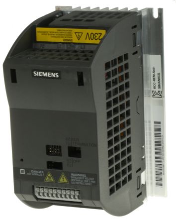 Siemens SINAMICS G110 系列 IP20 0.25 kW 变频器驱动, 0 → 550 Hz, 4.5 A, 200 → 240 V 交流
Siemens SINAMICS G110 系列 IP20 0.25 kW 变频器驱动, 0 → 550 Hz, 4.5 A, 200 → 240 V 交流