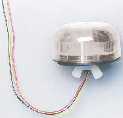 Klaxon Flashguard Xenon 系列 透明灯罩 氙 闪光 信号灯塔 QBS-0046, 12 V 直流，24 V 直流, 表面安装
		
