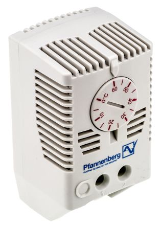 Pfannenberg 可调 常闭 机箱恒温器 FLZ520 17111000000, 0 → +60°C, 240 V 交流
		