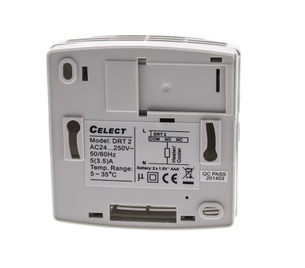 RS Pro, 数字和可编程 HVAC 恒温器, 7 天 with 液晶显示、手动超控
		