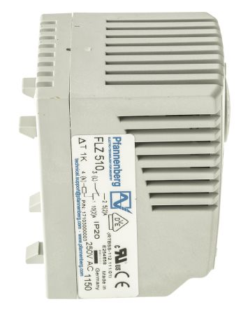 Pfannenberg 可调 转换 机箱恒温器 FLZ510 17103000003, -20 → +40°C, 100 → 250 V 交流
Pfannenberg 可调 转换 机箱恒温器 FLZ510 17103000003, -20 → +40°C, 100 → 250 V 交流