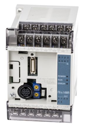 Mitsubishi FX1S系列 PLC CPU, 2000 步编程容量, 14 I/O 端口, DIN导轨安装, 100 → 240 V 交流类别
Mitsubishi FX1S系列 PLC CPU, 2000 步编程容量, 14 I/O 端口, DIN导轨安装, 100 → 240 V 交流类别
