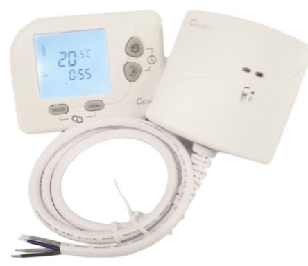 RS Pro, 数字和可编程 HVAC 恒温器, 7 天 with 带背光的 LCD 显示器
RS Pro, 数字和可编程 HVAC 恒温器, 7 天 with 带背光的 LCD 显示器