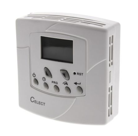 RS Pro, 数字和可编程 HVAC 恒温器, 7 天 with 液晶显示、手动超控
		