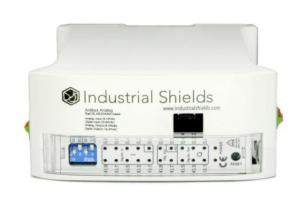 Industrial Shields Ardbox系列 PLC CPU, 32 kB(引导程序使用 4 kB)编程容量, 20 I/O 端口, DIN导轨安装, 12 → 24 V 直流类别
Industrial Shields Ardbox系列 PLC CPU, 32 kB(引导程序使用 4 kB)编程容量, 20 I/O 端口, DIN导轨安装, 12 → 24 V 直流类别