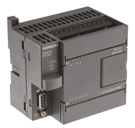Siemens S7-1200,S7-200系列 PLC CPU, 4 kB编程容量, 40 I/O 端口, 架安装, 20.4 → 28.8 V 直流类别
Siemens S7-1200,S7-200系列 PLC CPU, 4 kB编程容量, 40 I/O 端口, 架安装, 20.4 → 28.8 V 直流类别