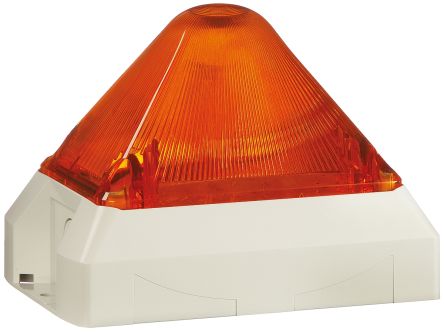 Pfannenberg PY X-M-10 系列 琥珀色灯罩 氙 闪光 信号灯塔 21551104055, 230 V 交流, 面板安装
		