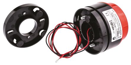 Moflash X 80 系列 琥珀色灯罩 氙 闪光 信号灯塔 X80-02-01, 10 → 100 V 直流，20 → 72 V 交流, 表面安装
		