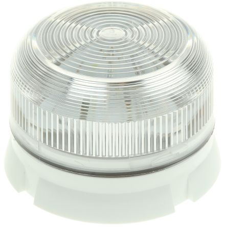 Klaxon Flashguard Xenon 系列 透明灯罩 氙 闪光 信号灯塔 QBS-0045, 12 V 直流，24 V 直流, 表面安装
		