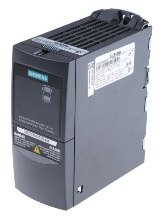 Siemens MICROMASTER 420 系列 IP20 0.55 kW 变频器驱动, 0 → 550 Hz, 6.2 A, 200 → 240 V 交流
Siemens MICROMASTER 420 系列 IP20 0.55 kW 变频器驱动, 0 → 550 Hz, 6.2 A, 200 → 240 V 交流