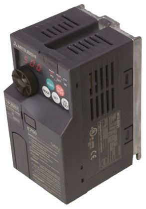 Mitsubishi FR-E720S 系列 IP20 0.1 kW 变频器驱动, 0.2 → 400Hz, 0.8 A, 200 → 240 V 交流
Mitsubishi FR-E720S 系列 IP20 0.1 kW 变频器驱动, 0.2 → 400Hz, 0.8 A, 200 → 240 V 交流