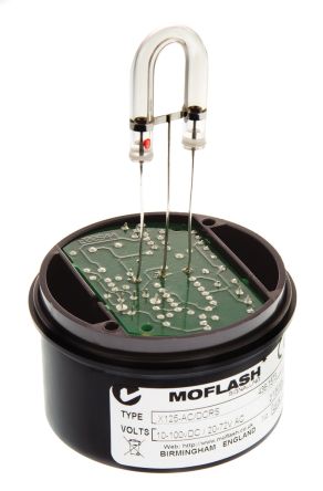 Moflash X 125 系列 不包含透镜灯罩 氙 闪光 信号灯塔 X125-AC/DCRS, 10 → 100 V 交流，20 → 72 V 直流, 表面安装
		