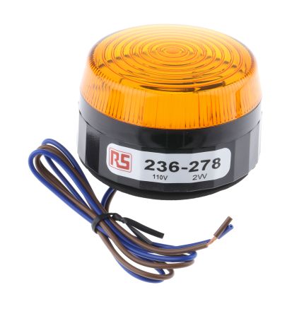 RS Pro V10998 系列 琥珀色灯罩 氙 闪光 信号灯塔 XLP2110 A, 110 V 交流, 表面安装
RS Pro V10998 系列 琥珀色灯罩 氙 闪光 信号灯塔 XLP2110 A, 110 V 交流, 表面安装