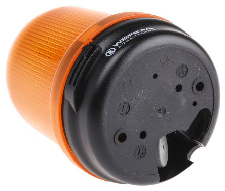 Werma 829 系列 黄色灯罩 LED, 稳定灯光 信号灯塔 82935055, 24 V 直流, 表面安装
		