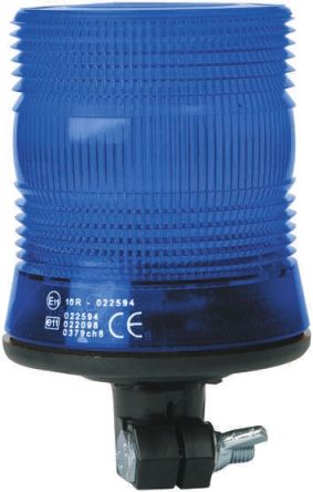 RS Pro 蓝色灯罩 氙 闪光 信号灯塔 XCB0302 B, 10 → 30 V 直流, DIN
		
