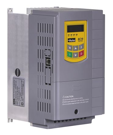 Parker AC10 系列 IP20 5.5 kW 变频器驱动, 0.5 → 650Hz, 18.8 A, 400 V
Parker AC10 系列 IP20 5.5 kW 变频器驱动, 0.5 → 650Hz, 18.8 A, 400 V