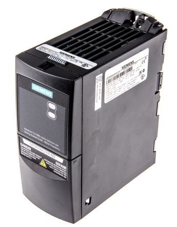 Siemens MICROMASTER 420 系列 IP20 0.37 kW 变频器驱动, 0 → 550 Hz, 4.6 A, 200 → 240 V 交流
		