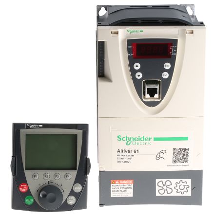 Schneider Electric ALTIVAR 61 系列 IP20, IP21, IP41, IP54 2.2 kW 变频器驱动, 0.1 → 1000Hz, 5.8 A, 380 → 480 V
Schneider Electric ALTIVAR 61 系列 IP20, IP21, IP41, IP54 2.2 kW 变频器驱动, 0.1 → 1000Hz, 5.8 A, 380 → 480 V