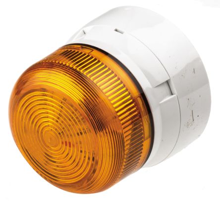 Klaxon Flashguard Xenon 系列 琥珀色灯罩 氙 闪光 信号灯塔 QBS-0054, 12 V 直流,24 V 直流, 表面安装
Klaxon Flashguard Xenon 系列 琥珀色灯罩 氙 闪光 信号灯塔 QBS-0054, 12 V 直流,24 V 直流, 表面安装
