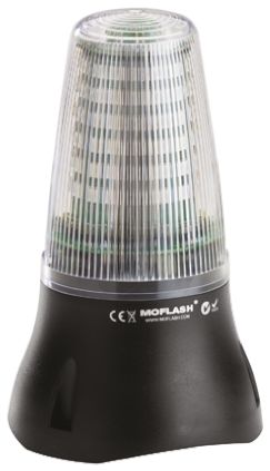 Moflash XA125 系列 透明灯罩 闪光 氙 信号灯塔 - 蜂鸣器组合, 蜂鸣器发声, 表面安装/壁挂式, 230 V 交流, 90dB
Moflash XA125 系列 透明灯罩 闪光 氙 信号灯塔 - 蜂鸣器组合, 蜂鸣器发声, 表面安装/壁挂式, 230 V 交流, 90dB