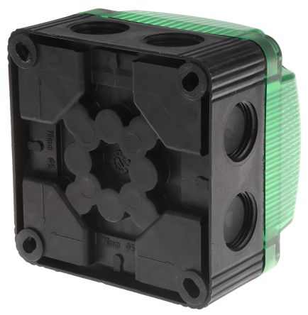 Werma 853 系列 绿色灯罩 LED, 稳定灯光 信号灯塔 85320060, 115 → 230 V 交流, 基座安装/壁装
Werma 853 系列 绿色灯罩 LED, 稳定灯光 信号灯塔 85320060, 115 → 230 V 交流, 基座安装/壁装