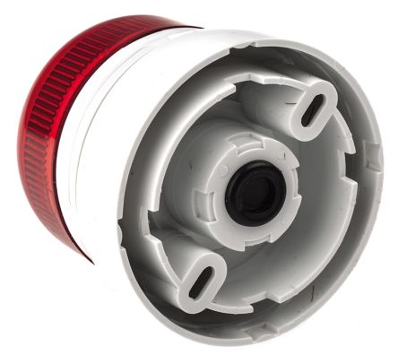 Klaxon Flashguard Xenon 系列 红色灯罩 氙 闪光 信号灯塔 QBS-0032, 12 V 直流，24 V 直流, 表面安装
		