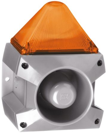 Pfannenberg PA X 5-05 系列 琥珀色灯罩 闪光 氙 发声器 - 信号灯塔组合, 电子发声, 底座安装, 24 V 直流
Pfannenberg PA X 5-05 系列 琥珀色灯罩 闪光 氙 发声器 - 信号灯塔组合, 电子发声, 底座安装, 24 V 直流