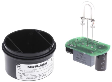 Moflash X 125 系列 不包含透镜灯罩 氙 闪光 信号灯塔 X125-56RS, 230 V 交流, 表面安装
		