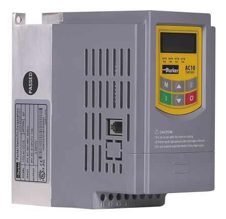 Parker AC10 系列 IP20 0.37 kW 变频器驱动, 0.5 → 650Hz, 6.1 A, 220 V
Parker AC10 系列 IP20 0.37 kW 变频器驱动, 0.5 → 650Hz, 6.1 A, 220 V