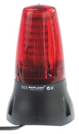Moflash LEDA125 系列 红色灯罩 闪光,静态 LED 信号灯塔 - 蜂鸣器组合, 蜂鸣器发声, 表面安装, 230 V 交流
Moflash LEDA125 系列 红色灯罩 闪光,静态 LED 信号灯塔 - 蜂鸣器组合, 蜂鸣器发声, 表面安装, 230 V 交流