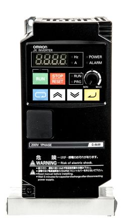Omron JX 系列 IP20 0.4 kW 变频器驱动, 0.5 → 400Hz, 2.6 A, 200 → 240 V
Omron JX 系列 IP20 0.4 kW 变频器驱动, 0.5 → 400Hz, 2.6 A, 200 → 240 V