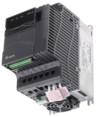 Delta VFD-E 系列 IP20 0.5 kW 变频器驱动, 0 → 600 Hz, 9 A,15.7 A, 230 V, 使用于1.5 kW 交流电动机
Delta VFD-E 系列 IP20 0.5 kW 变频器驱动, 0 → 600 Hz, 9 A,15.7 A, 230 V, 使用于1.5 kW 交流电动机