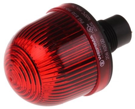 Werma 206 系列 红色灯罩 白炽,LED, 稳定灯光 信号灯塔 20610000, 12 → 48 V 交流/直流, 面板安装
Werma 206 系列 红色灯罩 白炽,LED, 稳定灯光 信号灯塔 20610000, 12 → 48 V 交流/直流, 面板安装