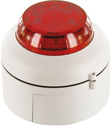 Cranford Controls VXB 系列 红色灯罩 LED 闪光 信号灯塔 VXB-DB-WB/RL, 20 → 35 V 直流, 表面安装
		
