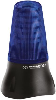 Moflash LEDA125 系列 蓝色灯罩 闪光,静态 LED 信号灯塔 - 蜂鸣器组合, 蜂鸣器发声, 底座安装, 230 V 交流, 90dB
Moflash LEDA125 系列 蓝色灯罩 闪光,静态 LED 信号灯塔 - 蜂鸣器组合, 蜂鸣器发声, 底座安装, 230 V 交流, 90dB