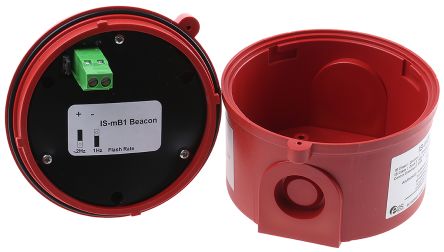 e2s IS-mB1 系列 红色灯罩 LED 闪光 信号灯塔 IS-MB1-R/R, 16 → 28 V 直流, 表面安装
e2s IS-mB1 系列 红色灯罩 LED 闪光 信号灯塔 IS-MB1-R/R, 16 → 28 V 直流, 表面安装
