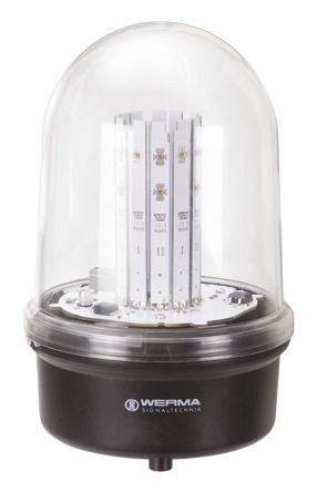 Werma 280 系列 红色灯罩 LED, 稳定灯光 信号灯塔 28047068, 230 V 交流, 底座安装
Werma 280 系列 红色灯罩 LED, 稳定灯光 信号灯塔 28047068, 230 V 交流, 底座安装