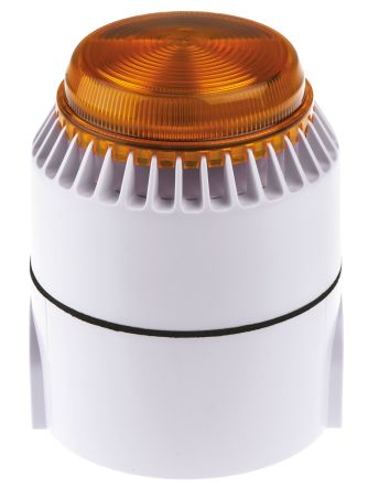 Fulleon Flashni 系列 琥珀色灯罩 闪光 氙 发声器 - 信号灯塔组合, 电子发声, 表面安装, 18 → 24 V 直流
Fulleon Flashni 系列 琥珀色灯罩 闪光 氙 发声器 - 信号灯塔组合, 电子发声, 表面安装, 18 → 24 V 直流